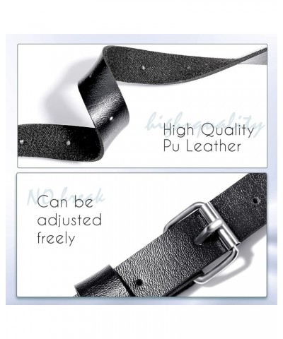 Punk Waist Leather Chain Belt Harness Strappy Adjustable Body Accessories Double Belt $11.39 Body Jewelry