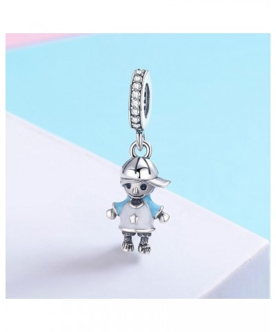 925 Sterling Silver Dangle Pendant Bead Charms for Bracelet & Necklace Cute Unique Charms Combination Dangle Pendants Beads C...