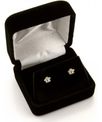 14k Yellow Gold 5mm Heart Bezel Set Stud Earrings with Screw Back - 12 Different Color Available Oct $21.00 Earrings