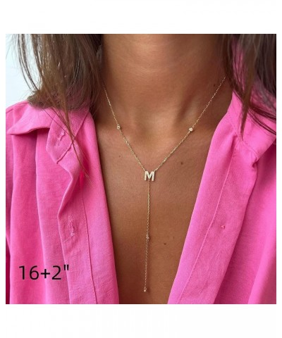 Long Initial Necklaces for Women - Dainty 16K Gold Plated Teen Girl Gifts Letter Initial Necklaces for Women Teen Girls Gold ...