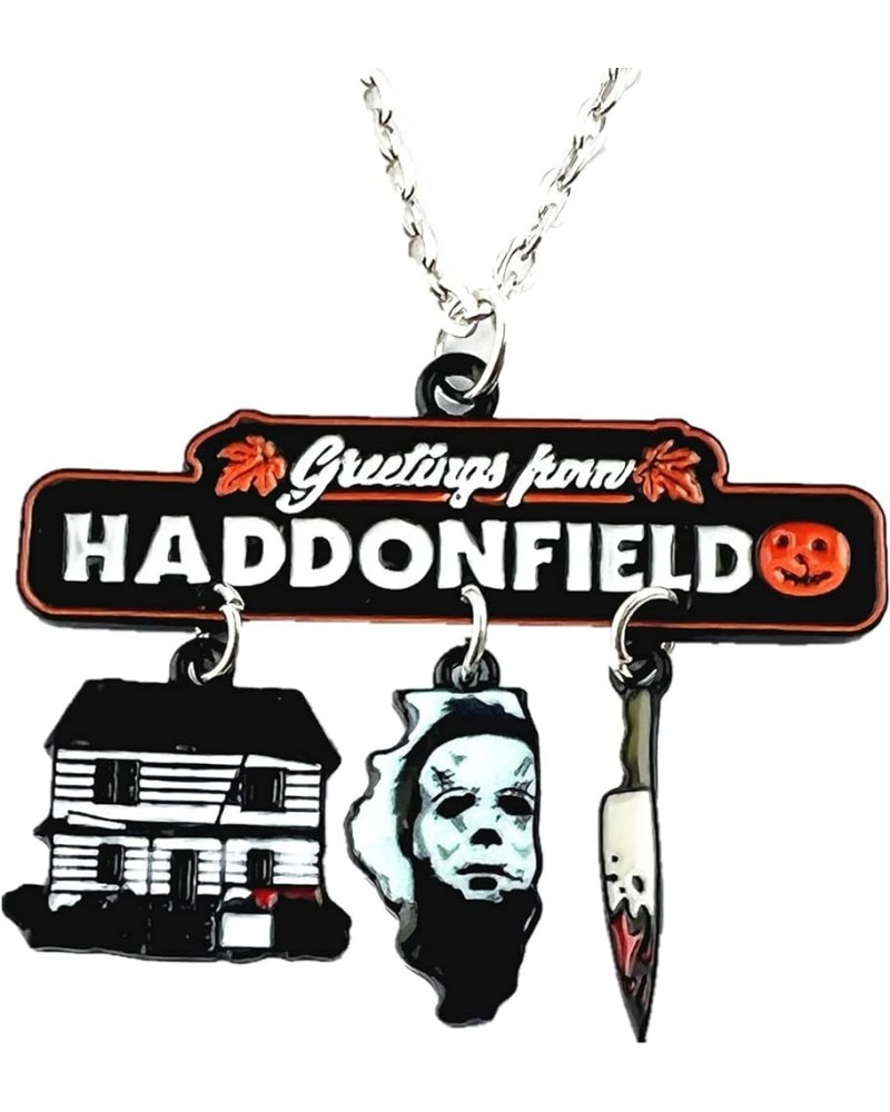 Halloween Michael Myrs Horror Necklace Gifts for Girl Woman Men 6 $7.44 Necklaces