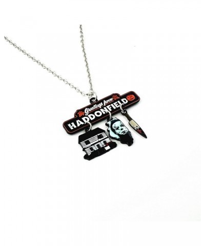 Halloween Michael Myrs Horror Necklace Gifts for Girl Woman Men 6 $7.44 Necklaces