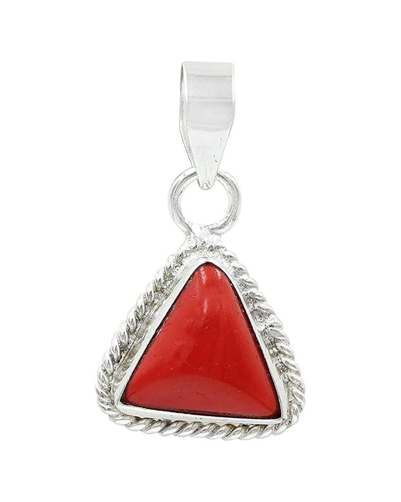 7.25 Carat Certified Red Coral Moonga Necklace For Women And Girl $11.50 Necklaces