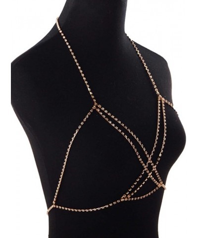 Body Chains Belly Chain Jewelry for Women Waist Chain for Teen Girls C:Gold Chest Chain $5.75 Body Jewelry