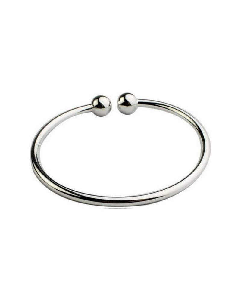 1Pc Women 925 Sterling Silver Solid Bracelet Open Bangle Bracelet Jewelry for Women and Girls bracelet $5.46 Bracelets