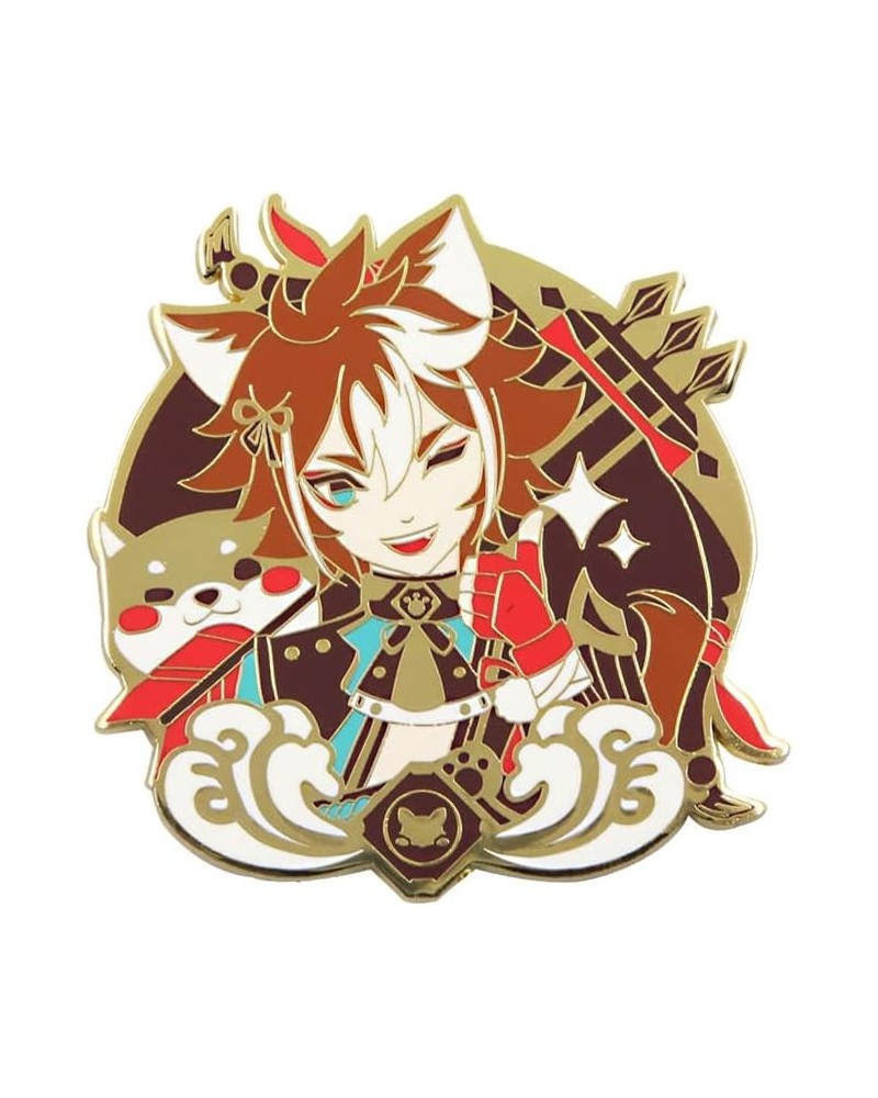 Genshin Impact Kokomi Brooch Pin - Kokomi Characters Cosplay Enamel Brooch Lapel Pin - Gift for Fans, Women and Girls (Kokomi...