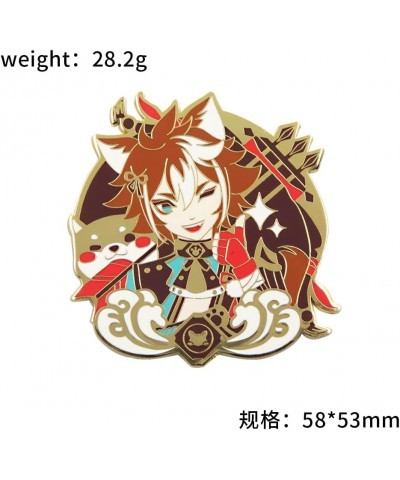 Genshin Impact Kokomi Brooch Pin - Kokomi Characters Cosplay Enamel Brooch Lapel Pin - Gift for Fans, Women and Girls (Kokomi...