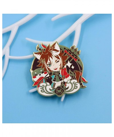 Genshin Impact Kokomi Brooch Pin - Kokomi Characters Cosplay Enamel Brooch Lapel Pin - Gift for Fans, Women and Girls (Kokomi...