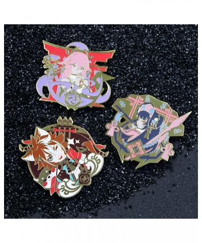 Genshin Impact Kokomi Brooch Pin - Kokomi Characters Cosplay Enamel Brooch Lapel Pin - Gift for Fans, Women and Girls (Kokomi...