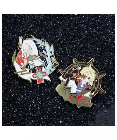 Genshin Impact Kokomi Brooch Pin - Kokomi Characters Cosplay Enamel Brooch Lapel Pin - Gift for Fans, Women and Girls (Kokomi...