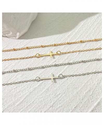 Layered Cross Necklace for Women Cross Pedant Chain Choker Necklace Cute Faith Cross Necklace Minimalist Trendy Jewelry Gifts...