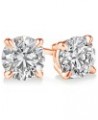 (IGI Certified 0.70ct & up) Round Diamond stud Plus Quality 0.04ct-2.00ct, Clarity I3-I4 Rose Gold 0.07 carats $28.74 Earrings