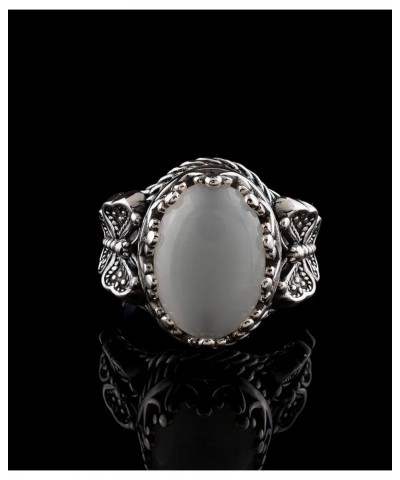 925 Sterling Silver Filigree Art Double Butterfly Detailed Women Cocktail Statement Ring, Gift Boxed Mother of Pearl $35.09 R...