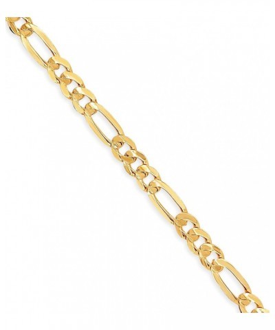 Solid 14k Gold Figaro Link Chain Bracelet, Yellow Gold Bracelet for Men & Women 2mm 8 inch $45.56 Bracelets