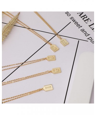 Gold Initial Necklaces for Women, 14K Gold Plated A-Z Letter Pendant Necklace Dainty Gold Necklace Cute Name Monogram Choker ...