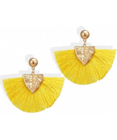 Bohemian Big Tassel Drop Earrings Women Fringe Handmade Statement Woman Earrings Jewelry FOF61950 $9.43 Earrings