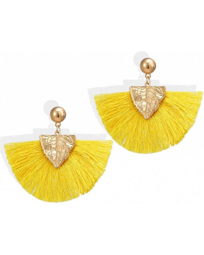 Bohemian Big Tassel Drop Earrings Women Fringe Handmade Statement Woman Earrings Jewelry FOF61950 $9.43 Earrings