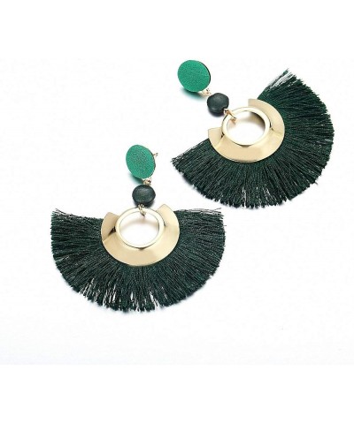 Bohemian Big Tassel Drop Earrings Women Fringe Handmade Statement Woman Earrings Jewelry FOF61950 $9.43 Earrings