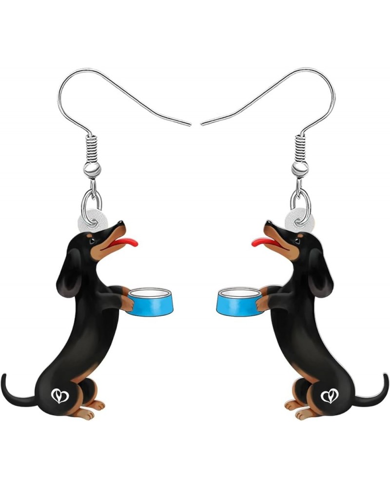 Acrylic Lovely Dachshund Dog Dangle Drop Earrings Jewelry for Women Girls Cute Puppy Pets Hook Earrings Gifts for Dog Lovers ...