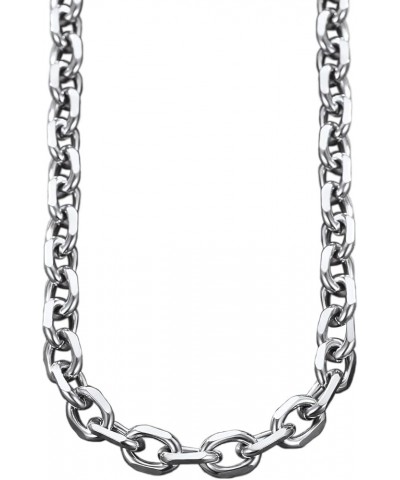 316L Stainless Steel Chain for Men/Women, Cable Link Necklace, 3/5/7/9/12MM Width, 18-30" (Send Gift Box) 24 inch C: 7mm-silv...