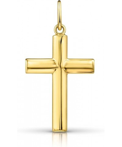 Allure Unisex 9ct Yellow Gold Cross Pendant Large Cylindrical Cross $40.49 Pendants