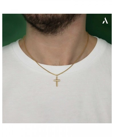 Allure Unisex 9ct Yellow Gold Cross Pendant Large Cylindrical Cross $40.49 Pendants