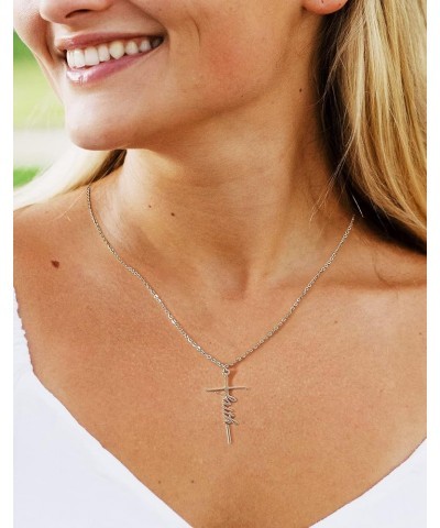 Faith Cross Necklace for Women Religious Gifts for Women Christian Jewelry Gifts for Women 01-Faith $11.59 Necklaces