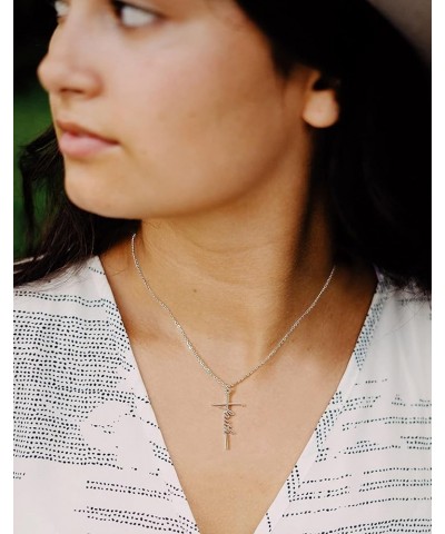 Faith Cross Necklace for Women Religious Gifts for Women Christian Jewelry Gifts for Women 01-Faith $11.59 Necklaces