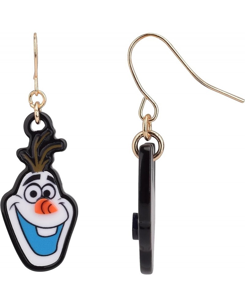 Earrings, One Pair in Authentic Jewelry Gift Box, Hanging Acrylic Charm with 1.5” Drop, Fish Hook Closure Frozen Olaf $9.40 E...