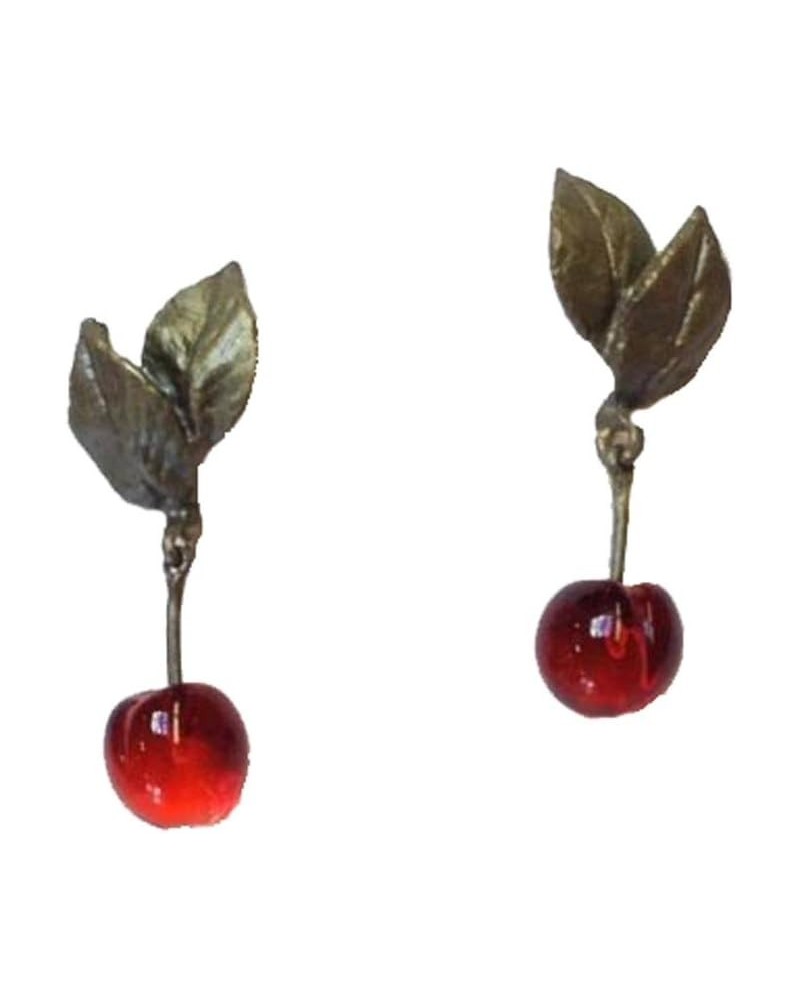 Morello Cherry" Post Earrings for Silver Seasons… $50.84 Earrings