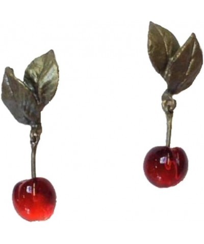 Morello Cherry" Post Earrings for Silver Seasons… $50.84 Earrings