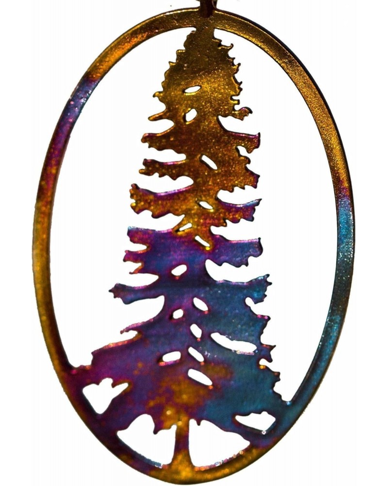 California Redwood Iridescent Pendant Necklace on Adjustable Natural Fiber Cord $23.07 Necklaces