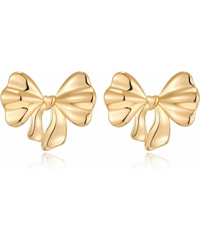 Gold Bow Earrings for Women Bow Stud Earrings Cute Dangle Drop Earrings Trendy Jewelry Gifts for Women… gold $7.27 Earrings