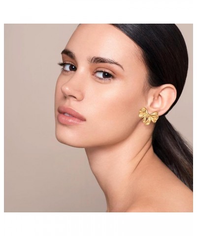 Gold Bow Earrings for Women Bow Stud Earrings Cute Dangle Drop Earrings Trendy Jewelry Gifts for Women… gold $7.27 Earrings