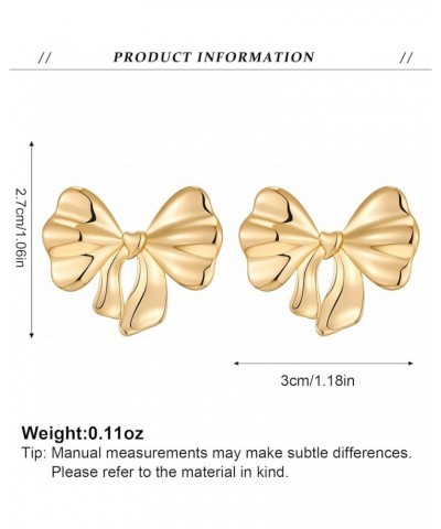 Gold Bow Earrings for Women Bow Stud Earrings Cute Dangle Drop Earrings Trendy Jewelry Gifts for Women… gold $7.27 Earrings