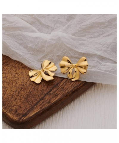 Gold Bow Earrings for Women Bow Stud Earrings Cute Dangle Drop Earrings Trendy Jewelry Gifts for Women… gold $7.27 Earrings