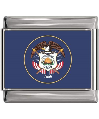 New Charms State Flag Photo Italian Charm Charm - US States Utah $7.77 Bracelets