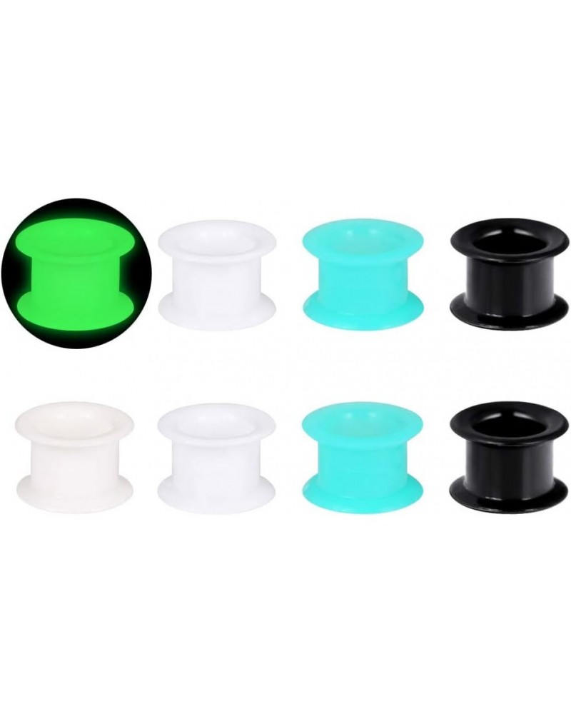 Silicone Ear Gauges Flesh Tunnels Plugs Stretchers Expander Double Flared Flesh Tunnels Ear Piercing Jewelry Soft Or Thick 12...