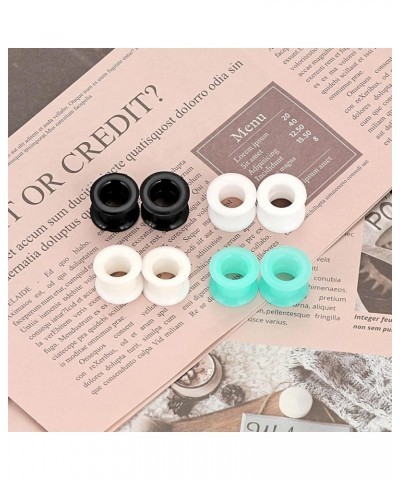 Silicone Ear Gauges Flesh Tunnels Plugs Stretchers Expander Double Flared Flesh Tunnels Ear Piercing Jewelry Soft Or Thick 12...