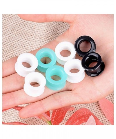 Silicone Ear Gauges Flesh Tunnels Plugs Stretchers Expander Double Flared Flesh Tunnels Ear Piercing Jewelry Soft Or Thick 12...