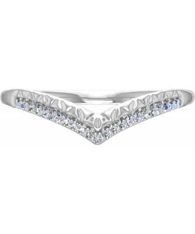 0.05 Carat Diamond Wedding Anniversary Ring in 925 Sterling Silver Sterling Silver $32.99 Rings