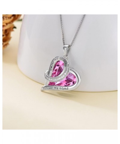 Love/Stethoscope/Heart Mom Pendant Necklace for Women Girls 925 Sterling Silver I Love You Meaningful Crystal Jewelry Christm...