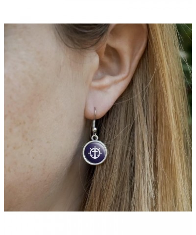 University of Portland Pilots Logo Novelty Dangling Drop Charm Earrings $9.35 Earrings