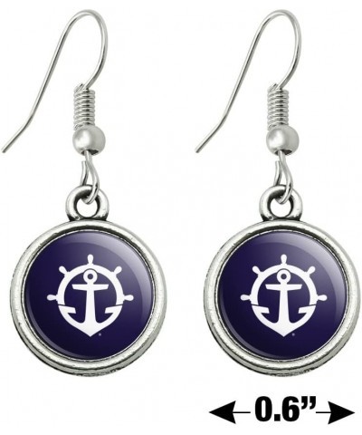 University of Portland Pilots Logo Novelty Dangling Drop Charm Earrings $9.35 Earrings