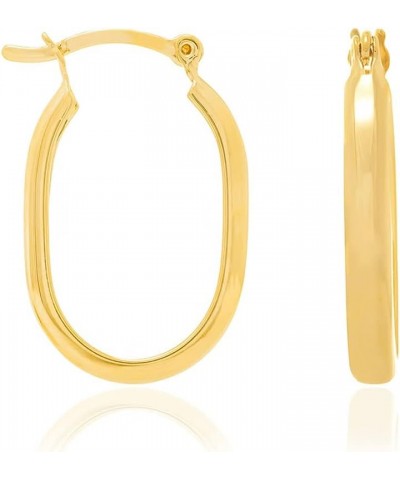 18K Gold Plated Hoop Earrings, Lightweight Hypoallergenic Fancy Earring Set $13.44 Earrings