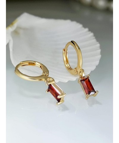 Earrings for Women- Rhinestone Drop Earrings Birthday Valentine's Day (Color : Red) Red $10.32 Earrings