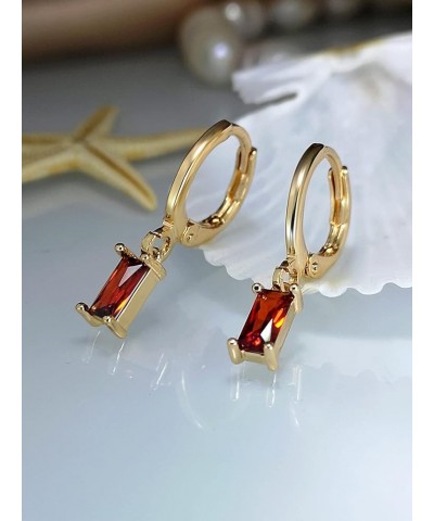 Earrings for Women- Rhinestone Drop Earrings Birthday Valentine's Day (Color : Red) Red $10.32 Earrings