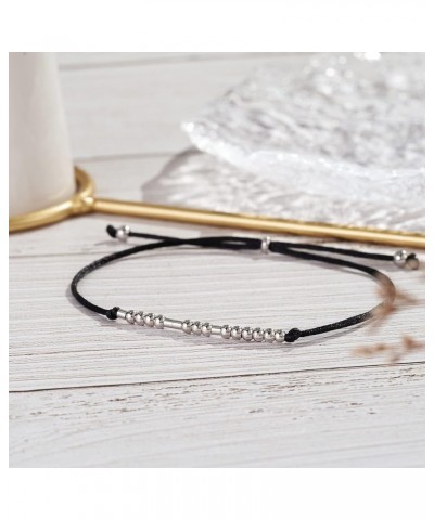 Morse Code Bracelets Jewelry Gifts for Women Men Best Friend Teen Bada*s $9.00 Bracelets