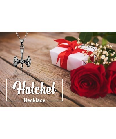 Sterling Silver Meaningful Symbol Charm Pendant Necklaces HATCHET/AXE $15.39 Necklaces