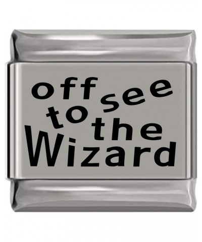 Off to See the Wizard Laser Engraved Italian Charm (9mm Standard Size) $7.89 Bracelets